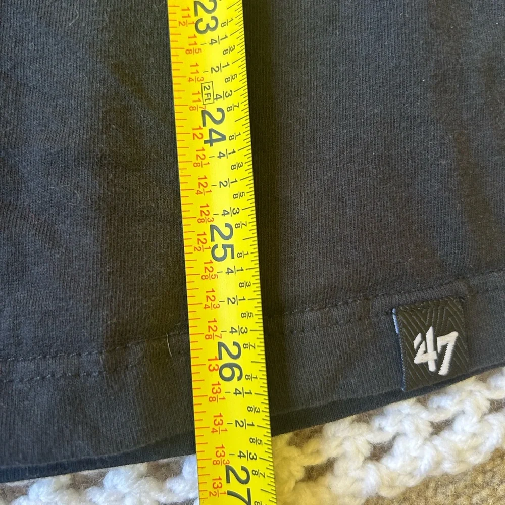 Men’s Lakers Basketball Black Large ‘47 Brand Tshirt Short Sleeve RN#70547 - Picture 7 of 8